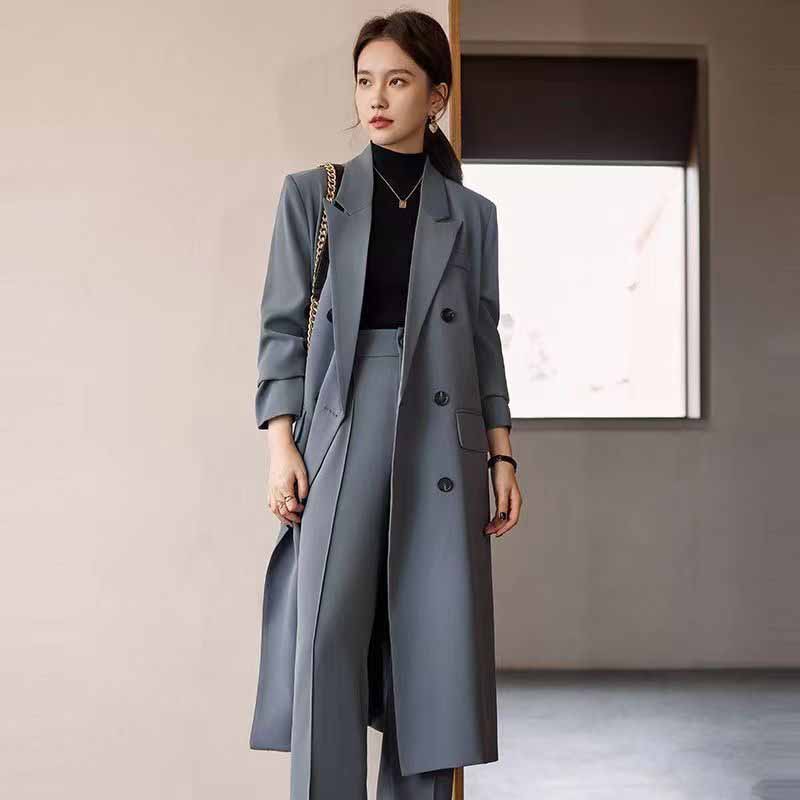 Street Fashion Jacket Men - FANAN Elegante Lange Trenchcoat Frauen Koreanische