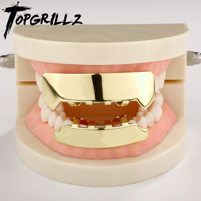 Street Fashion Loverboy Hat - TOPGRILLZ Cyberpunk Quadratische Glänzende Zahn Grillz