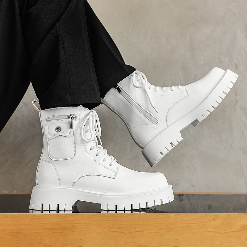 Street Fashion Trends - 2025 Trend Männer Stiefel Turnschuhe Outdoor