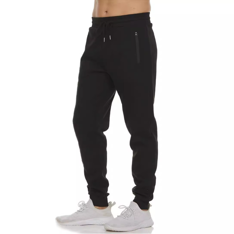 Running Pant Jogger - Herren Jogginghose mit Reißverschlusstaschen, elastischem Kordelzug