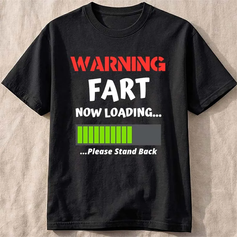 Street Fashion Now - Damen-T-Shirts mit Aufdruck „Warning Fart Now