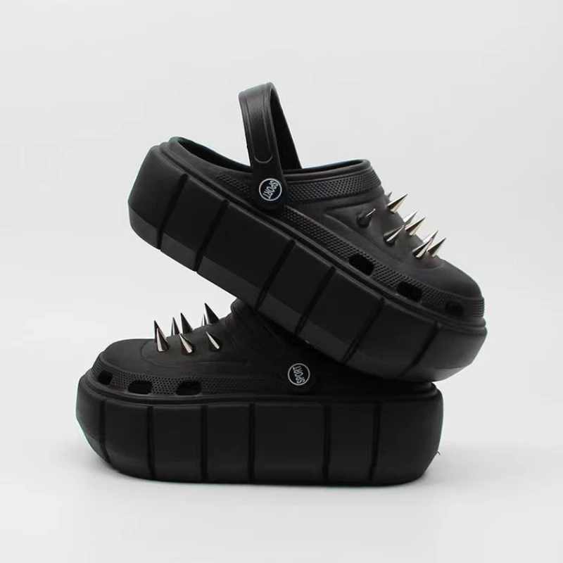 Street Fashion Trends - Y2K Stil Nietenloch Schuhe Damen Sommer