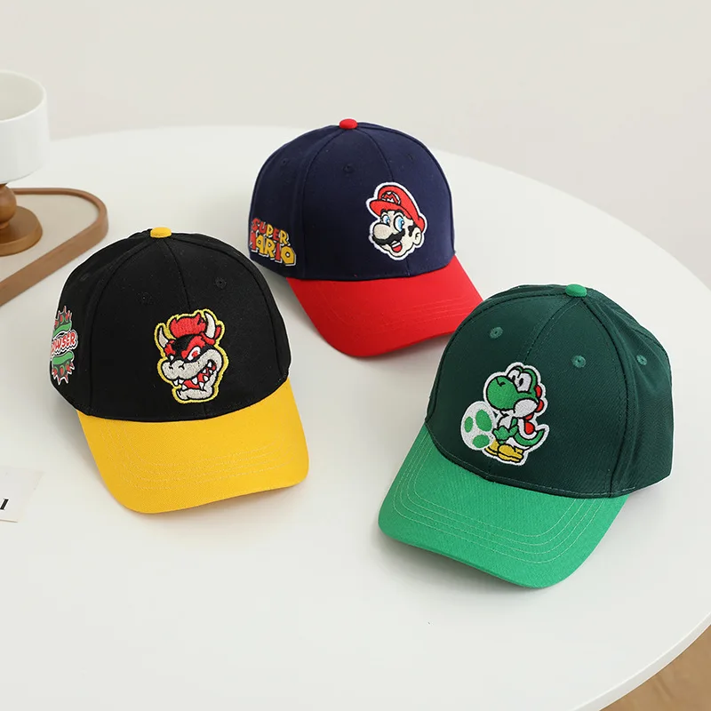 Street Fashion Hats - Peripherie-Charaktere Marios Baseball Caps Figur Bowser
