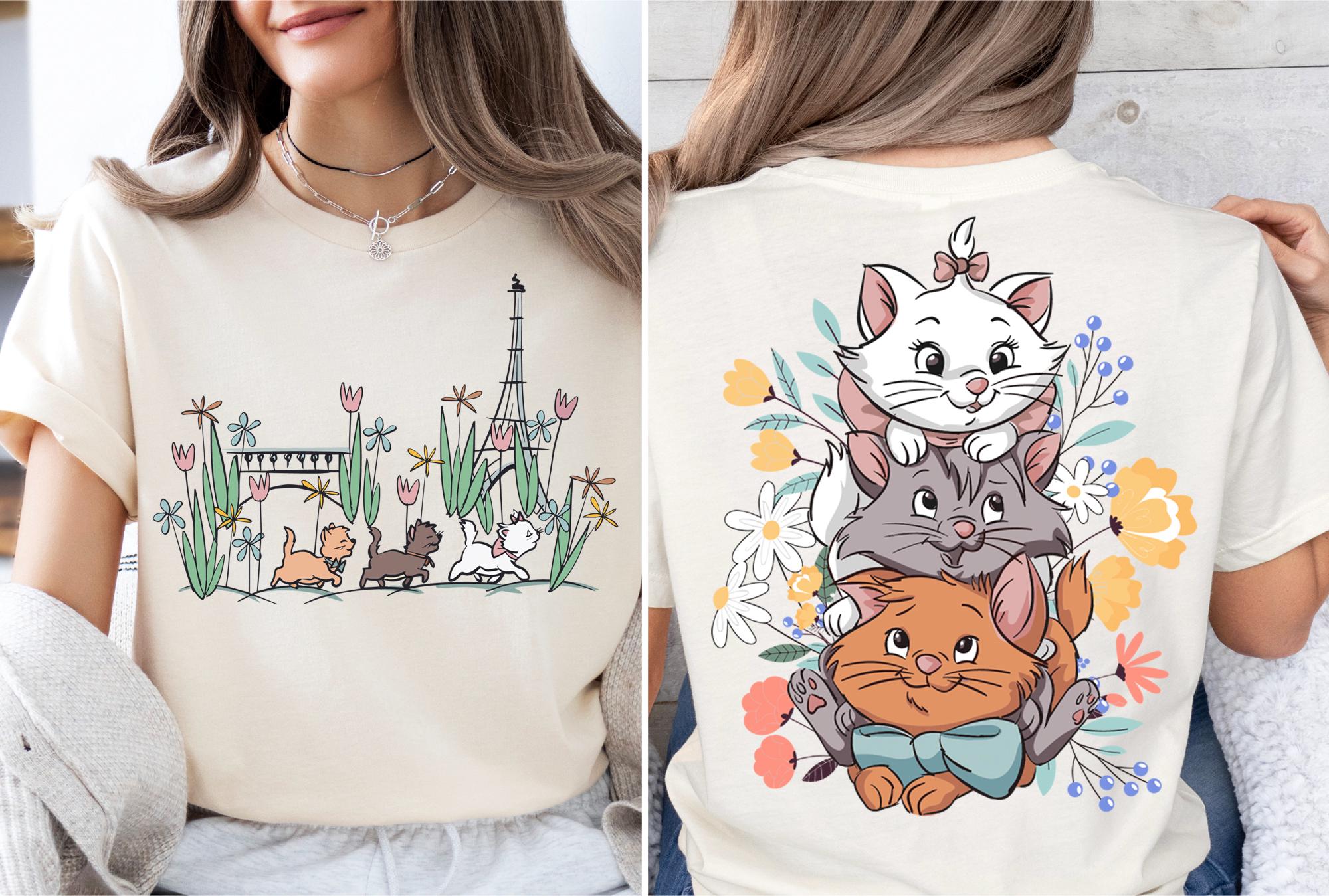 Fashion Street Cat - Damen Sommer Cartoon Neues T-Shirt Die