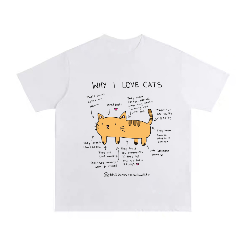 Fashion Street Cat - Gelbe Katze Analyse Bild bedrucktes T-Shirt