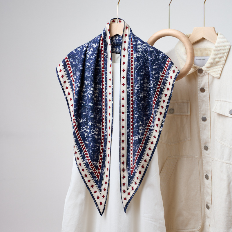 Bandana Multi Way - Denim Blue Triangle Schal New Print
