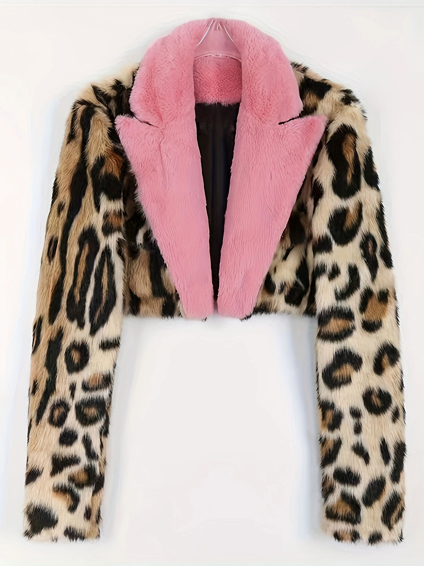 Street Fashion Jacket Men - FHILLINUO Damen Edgy Warm Kunstpelzjacke Revers