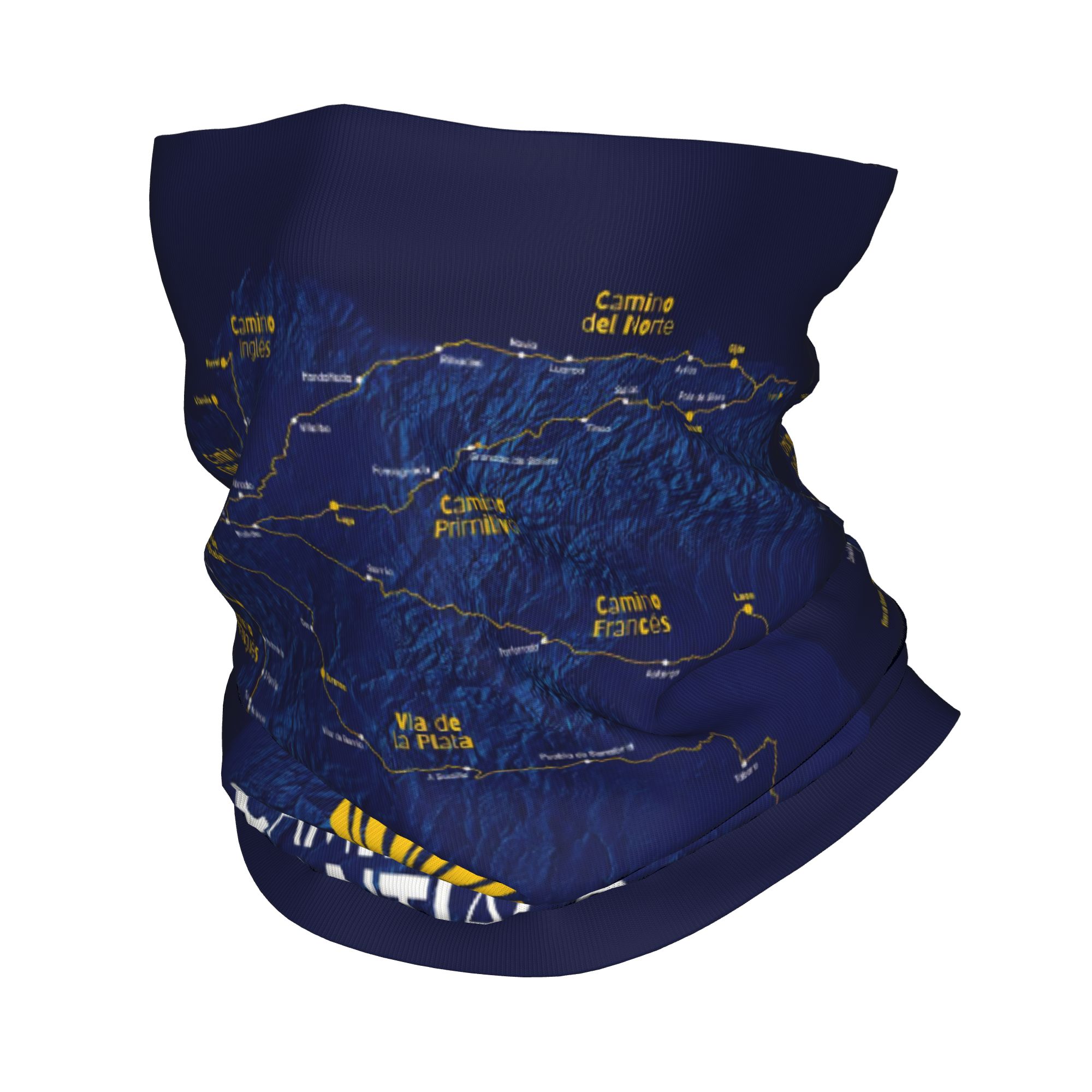 Bandana Multi Way - Camino de Santiago Wander-Bandana, Halstuch, bedruckt,