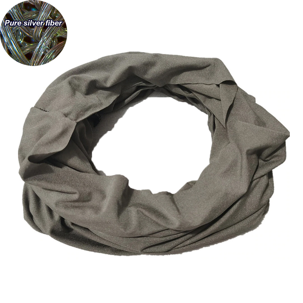 Bandana Multi Way - EMF Schutz Silber Faser Stoff Multi-funktion