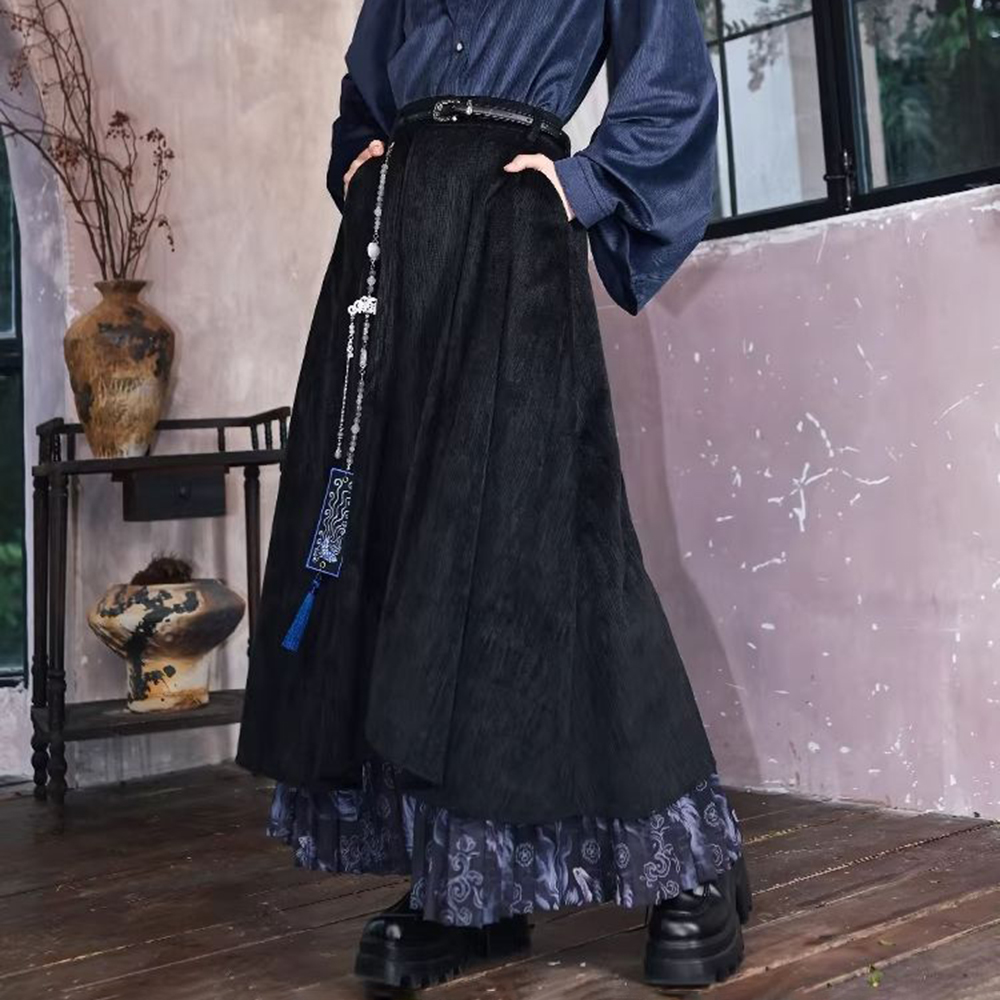Street Fashion In Chinese - 2026 Sommer Neue Unisex Patchwork Rockhose
