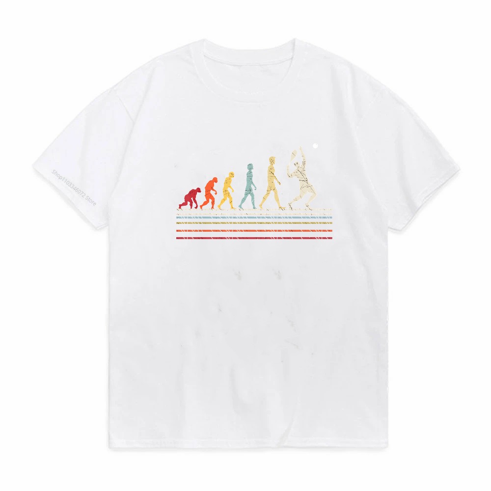 Lustiges Tennis-T-Shirt mit „E – Street Fashion Evolution Bewertung und Preis