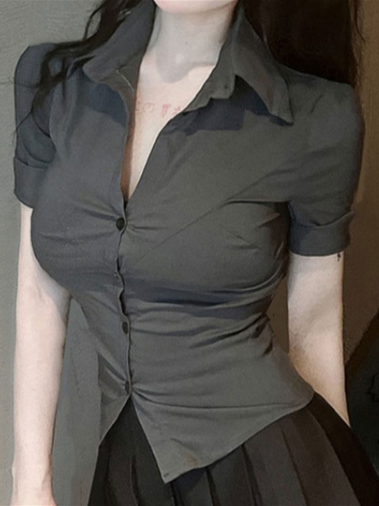 Mode Frau Bluse Elastische Dün – Street Fashion Now Bewertung und Preis