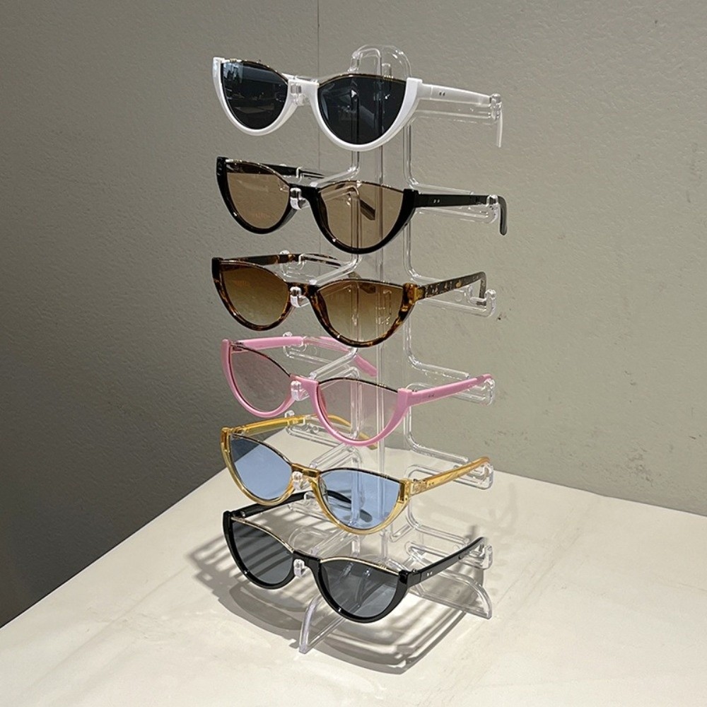 Modische Halbrahmen-Cat-Eye-So – Fashion Street Cat Bewertung und Preis
