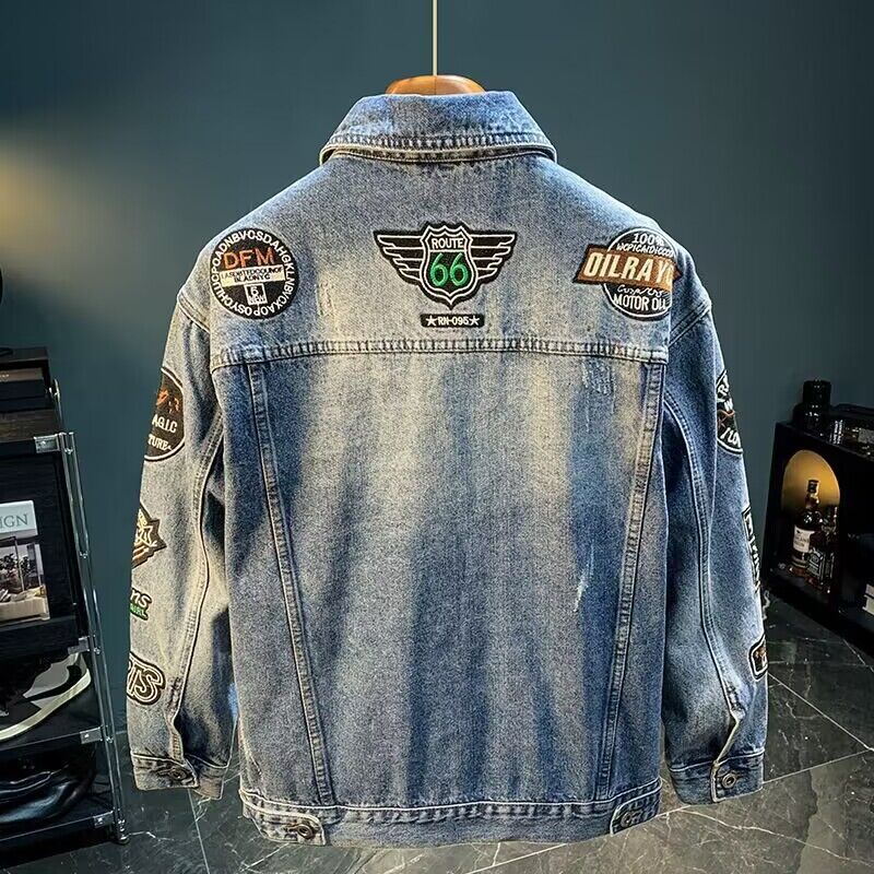 Männer High Street Stickerei P – Street Fashion Jacket Men Bewertung und Preis