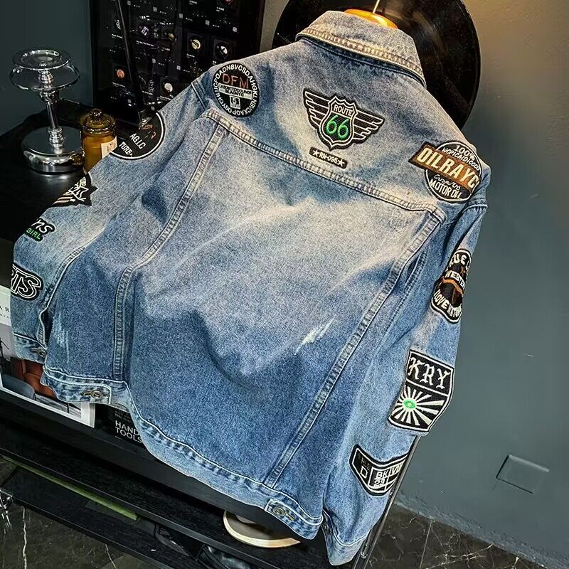 Männer High Street Stickerei P – Street Fashion Jacket Men Bewertung und Preis