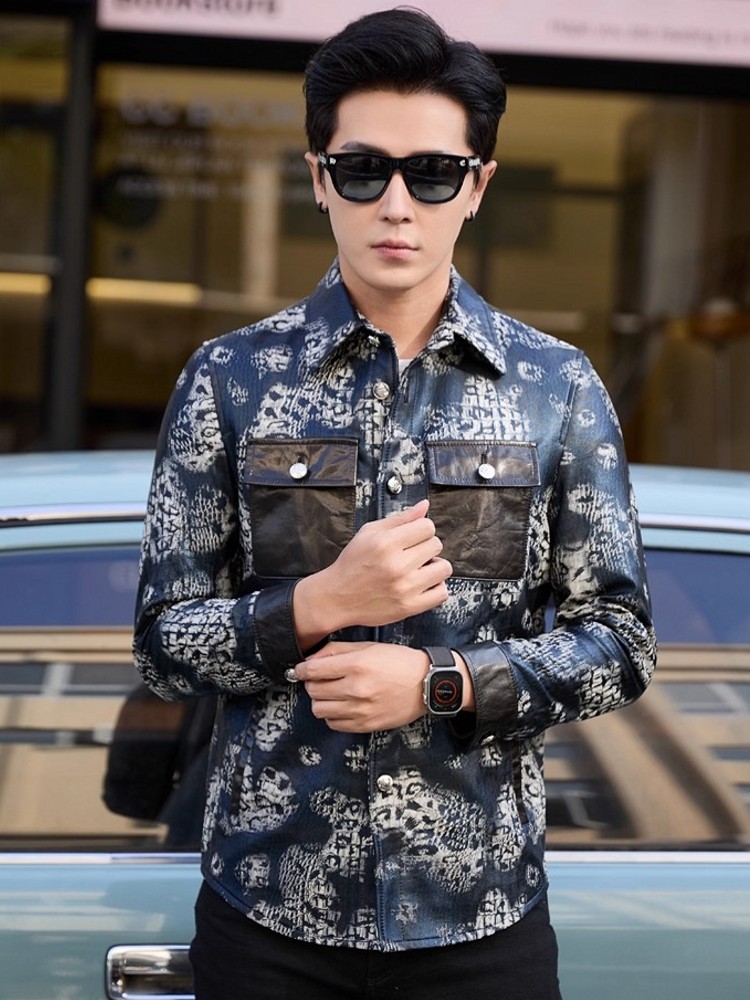 Luxus Neue Mode Floral Bedruck – Street Fashion Jacket Men Bewertung und Preis