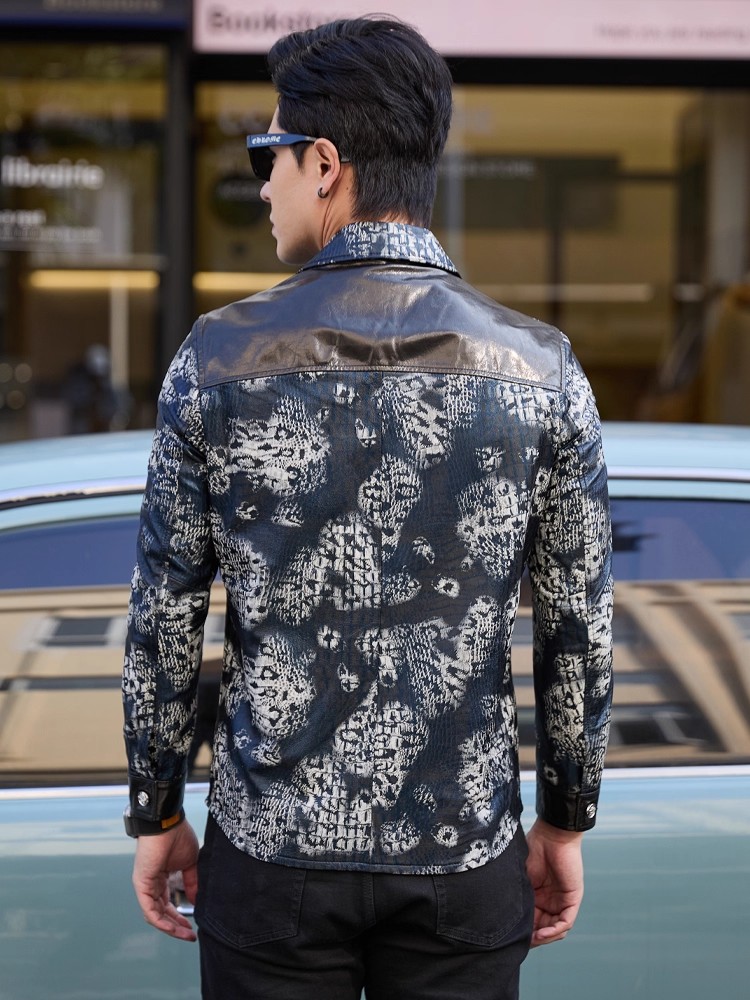 Luxus Neue Mode Floral Bedruck – Street Fashion Jacket Men Bewertung und Preis