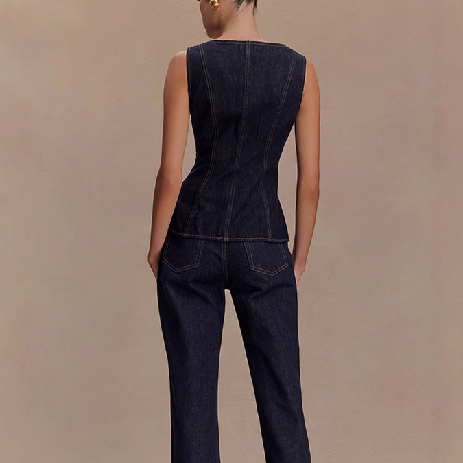 Sommer Denim Hose Sets Frauen  – Street Fashion Jeans Women Bewertung und Preis