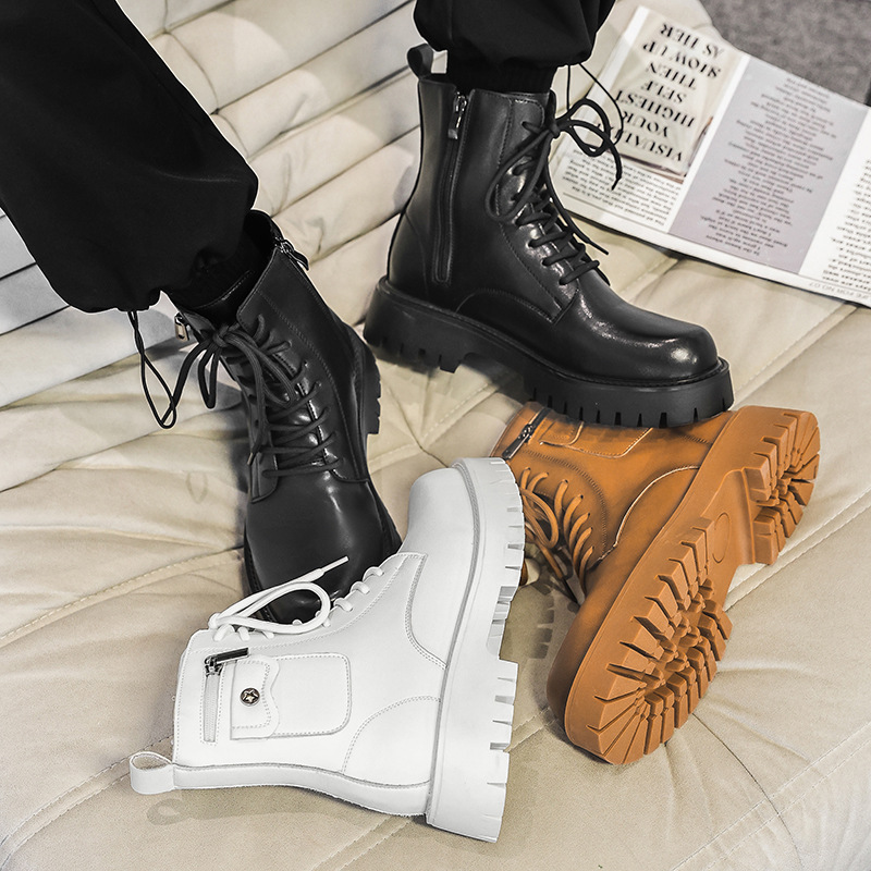 2025 Trend Männer Stiefel Turn – Street Fashion Trends Bewertung und Preis