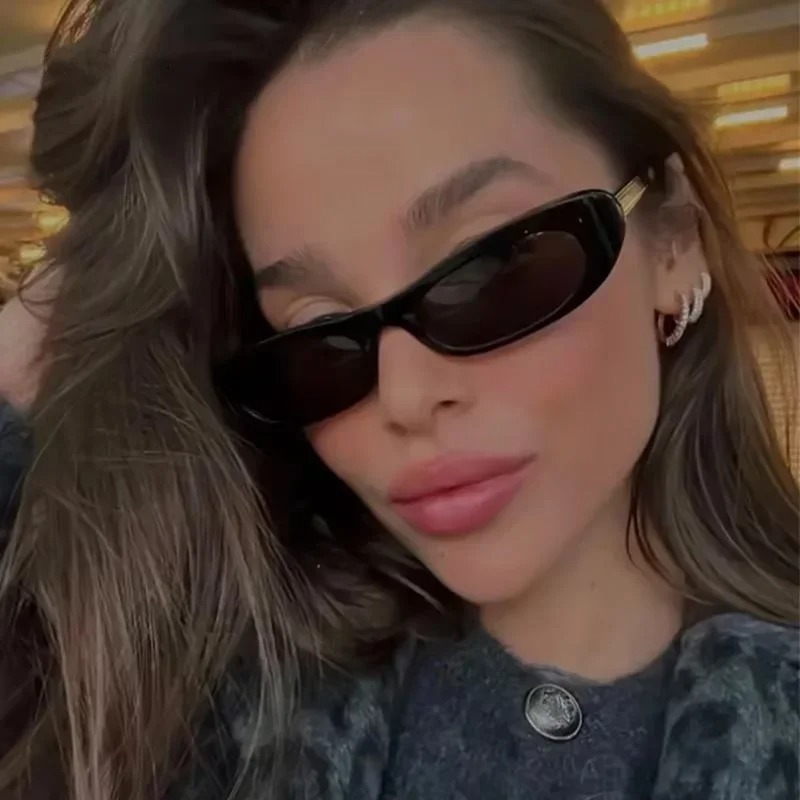 Neue Retro Ovale Sonnenbrille  – Street Fashion Trends Bewertung und Preis