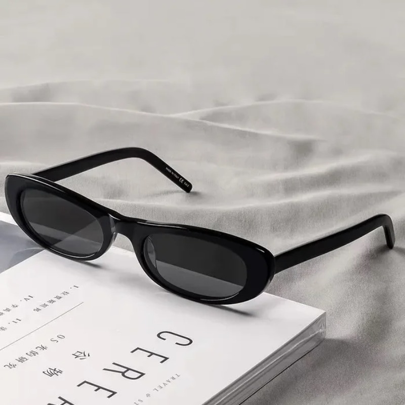 Neue Retro Ovale Sonnenbrille  – Street Fashion Trends Bewertung und Preis