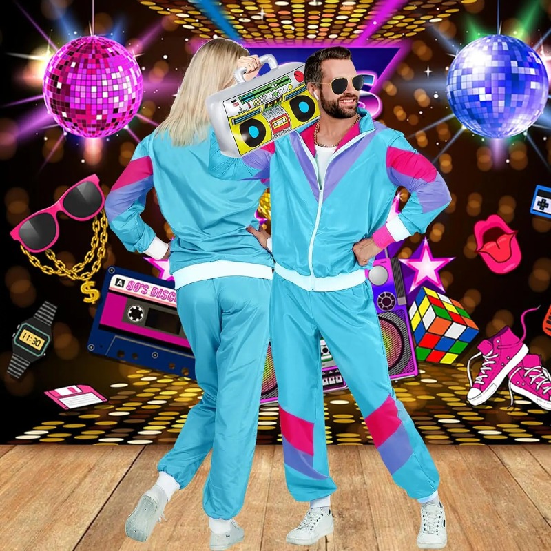 80er 90er Jahre Kostüm für Män – Street Fashion Jacket Men Bewertung und Preis