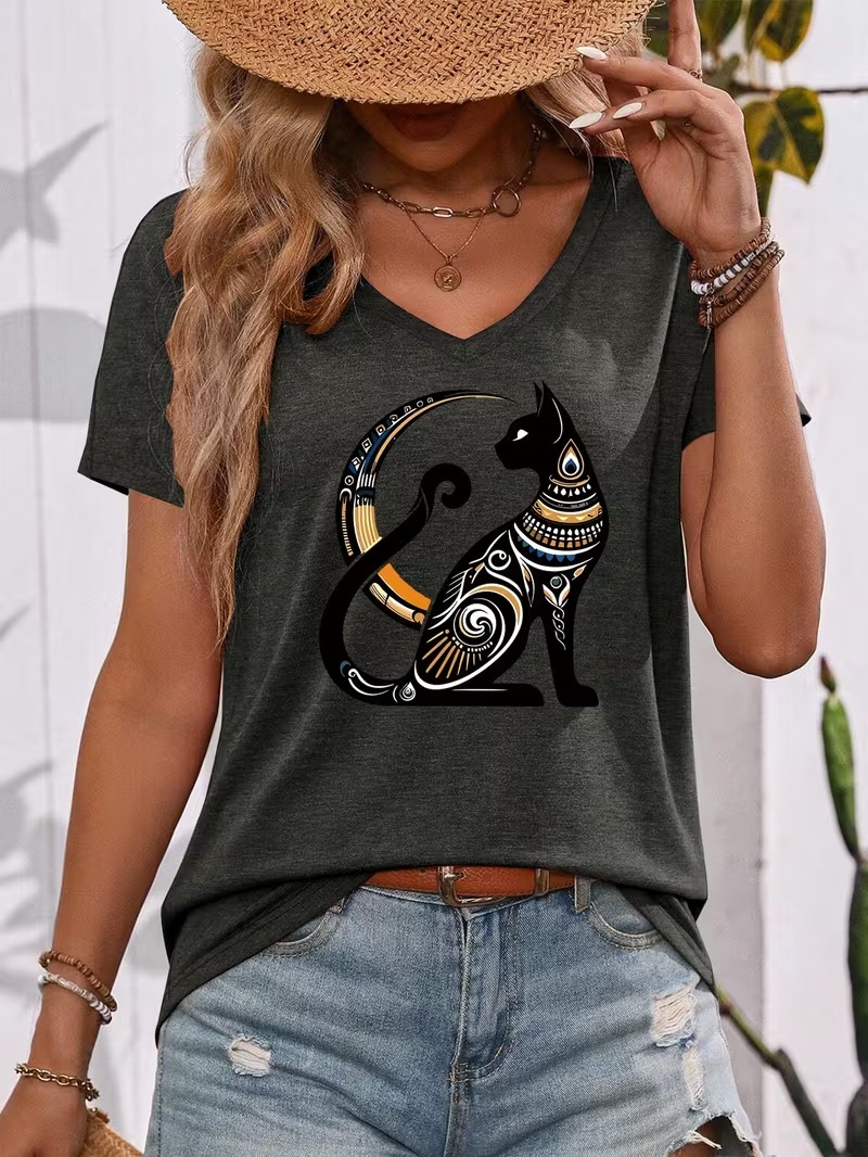Neues Sommer-3D-Katzen-Gott-De – Fashion Street Cat Bewertung und Preis