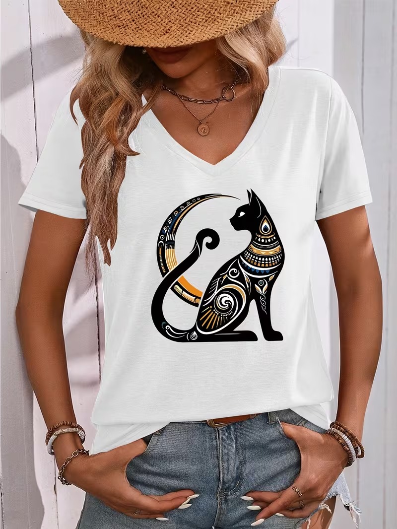 Neues Sommer-3D-Katzen-Gott-De – Fashion Street Cat Bewertung und Preis