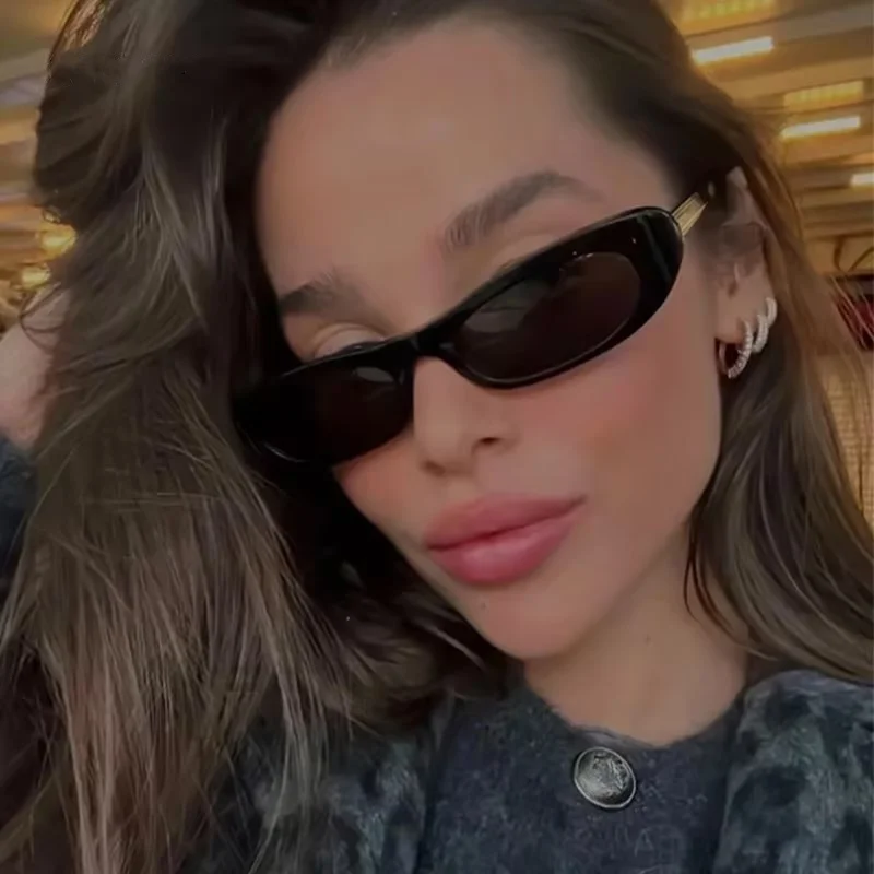 Neue Retro Ovale Sonnenbrille  – Street Fashion Trends Bewertung und Preis