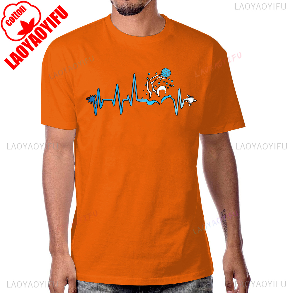 Wasser Polo Player Herz Schlag – Street Fashion Harajuku Bewertung und Preis