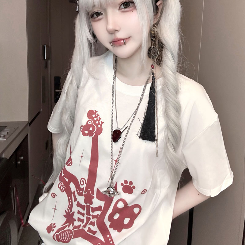 Japanisches Katzenrock-Print D – Fashion Street Cat Bewertung und Preis