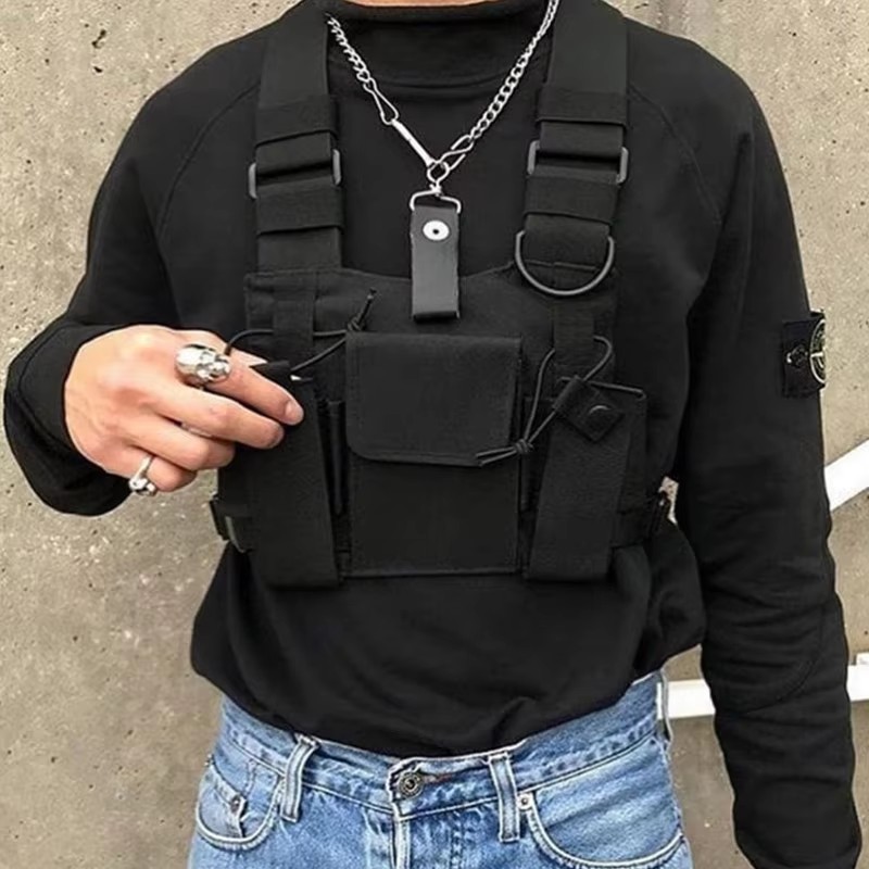 Funktionale Taktische Brusttas – Street Fashion Types Bewertung und Preis