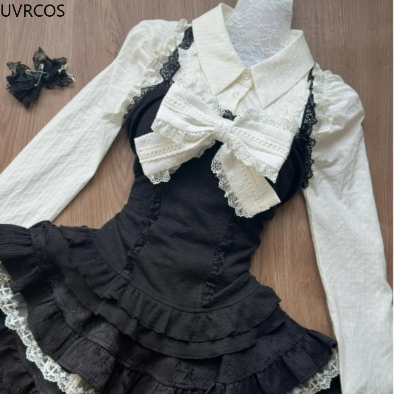 Y2k Ästhetischer Lolita-Stil 3 – Street Fashion Harajuku Bewertung und Preis