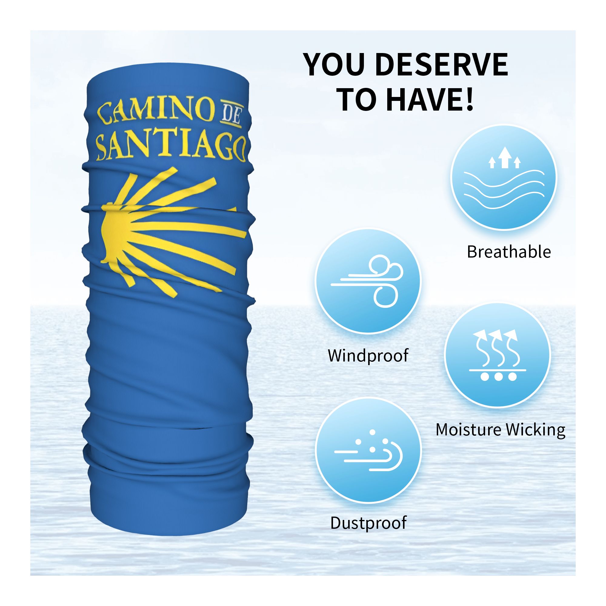 Camino De Santiago Bandana Hal – Bandana Multi Way Bewertung und Preis