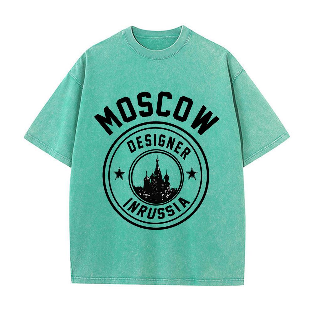 Frau Baumwolle gewaschen T-Shi – Street Fashion Russia Bewertung und Preis