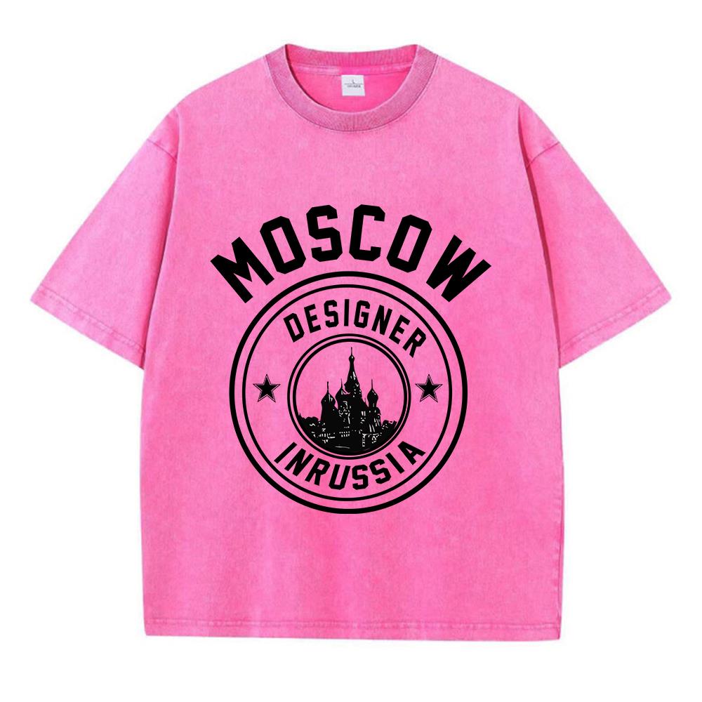 Frau Baumwolle gewaschen T-Shi – Street Fashion Russia Bewertung und Preis