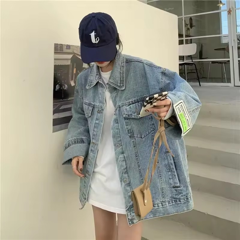 2025 neue Mode Denim Jacke Fra – Street Fashion Jeans Women Bewertung und Preis