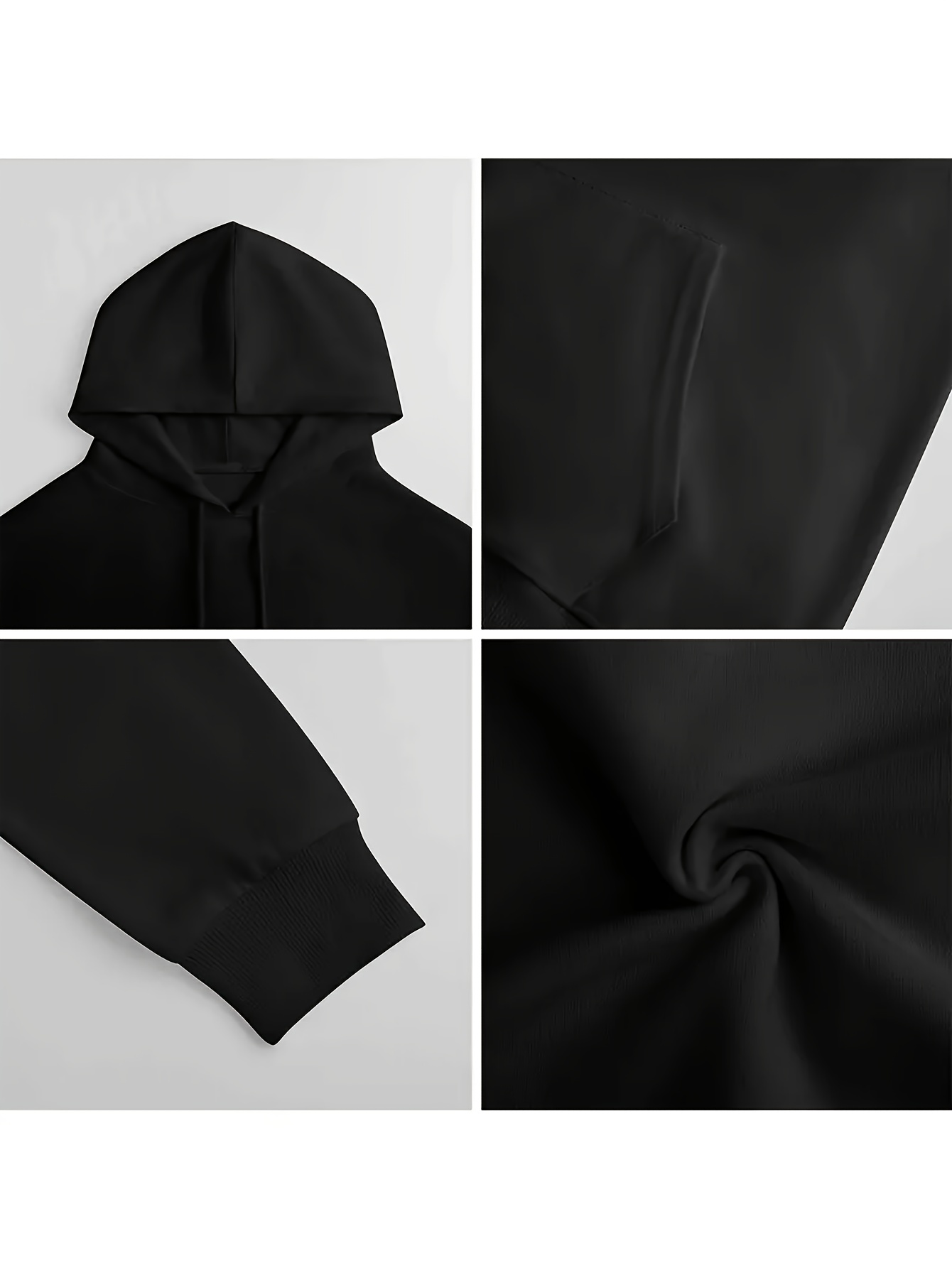 Schwarzer Herren-Hoodie mit de – Street Fashion Now Bewertung und Preis