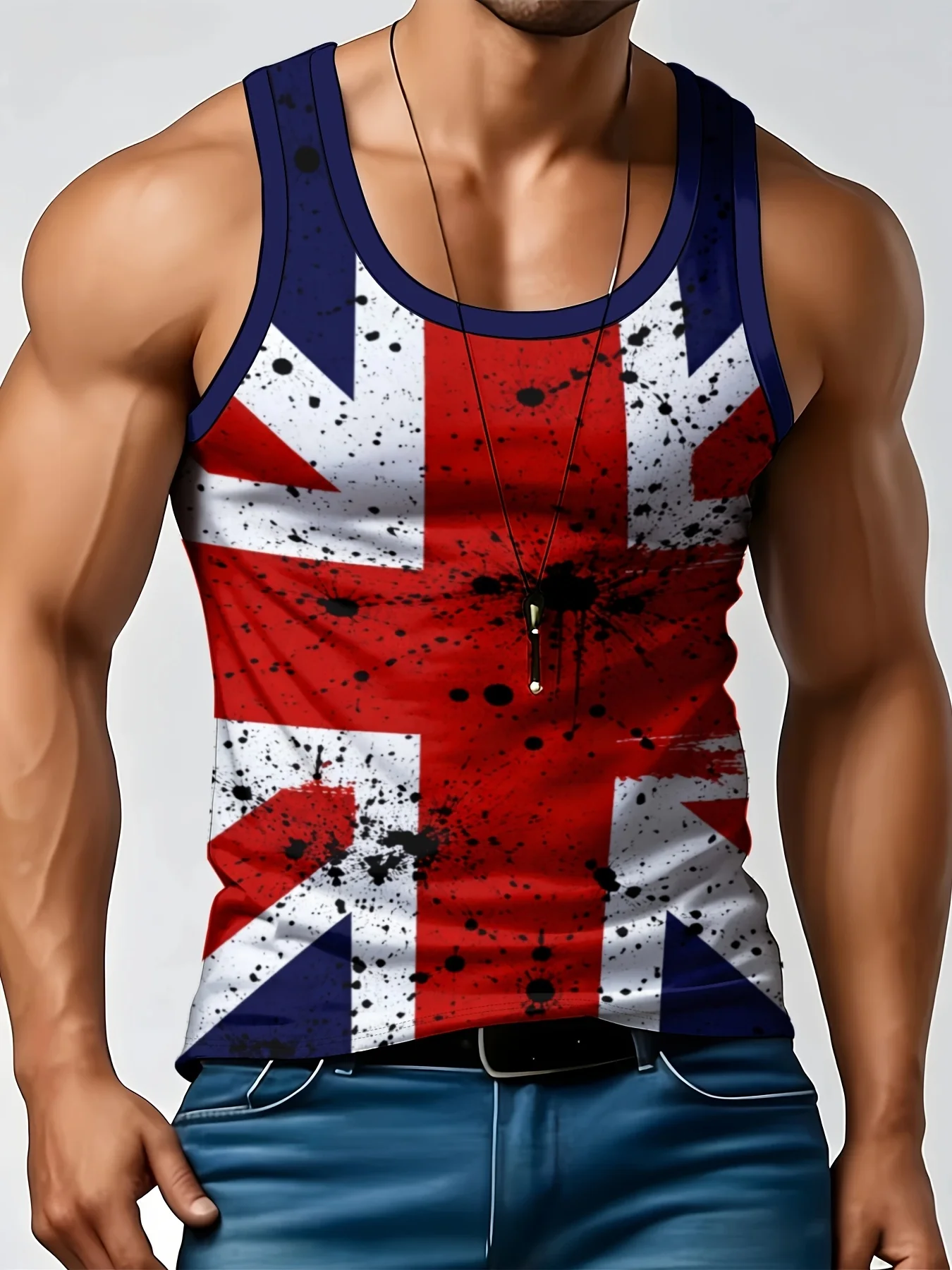 Vintage Splash Ink UK Print He – Street Fashion Uk Bewertung und Preis