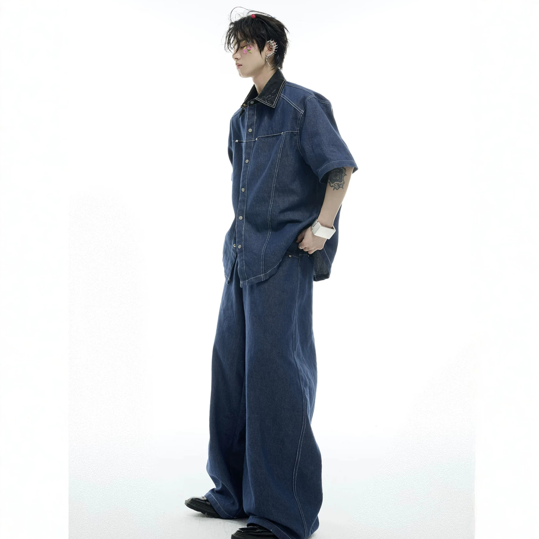 Sommer Herren Denim-Set Amerik – Street Fashion Denim Bewertung und Preis