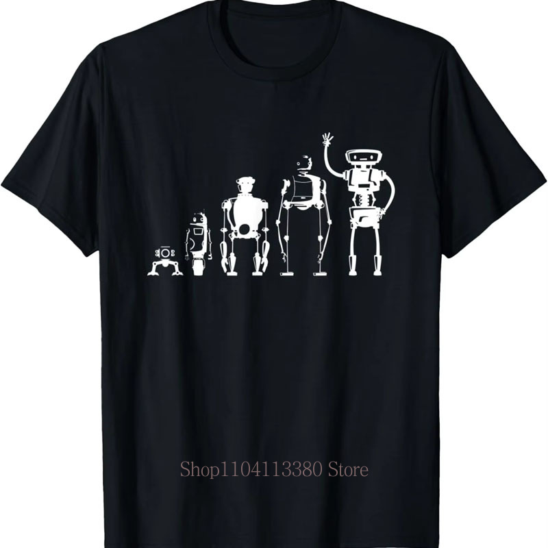 Robot Evolution Grafikdruck-T- – Street Fashion Evolution Bewertung und Preis