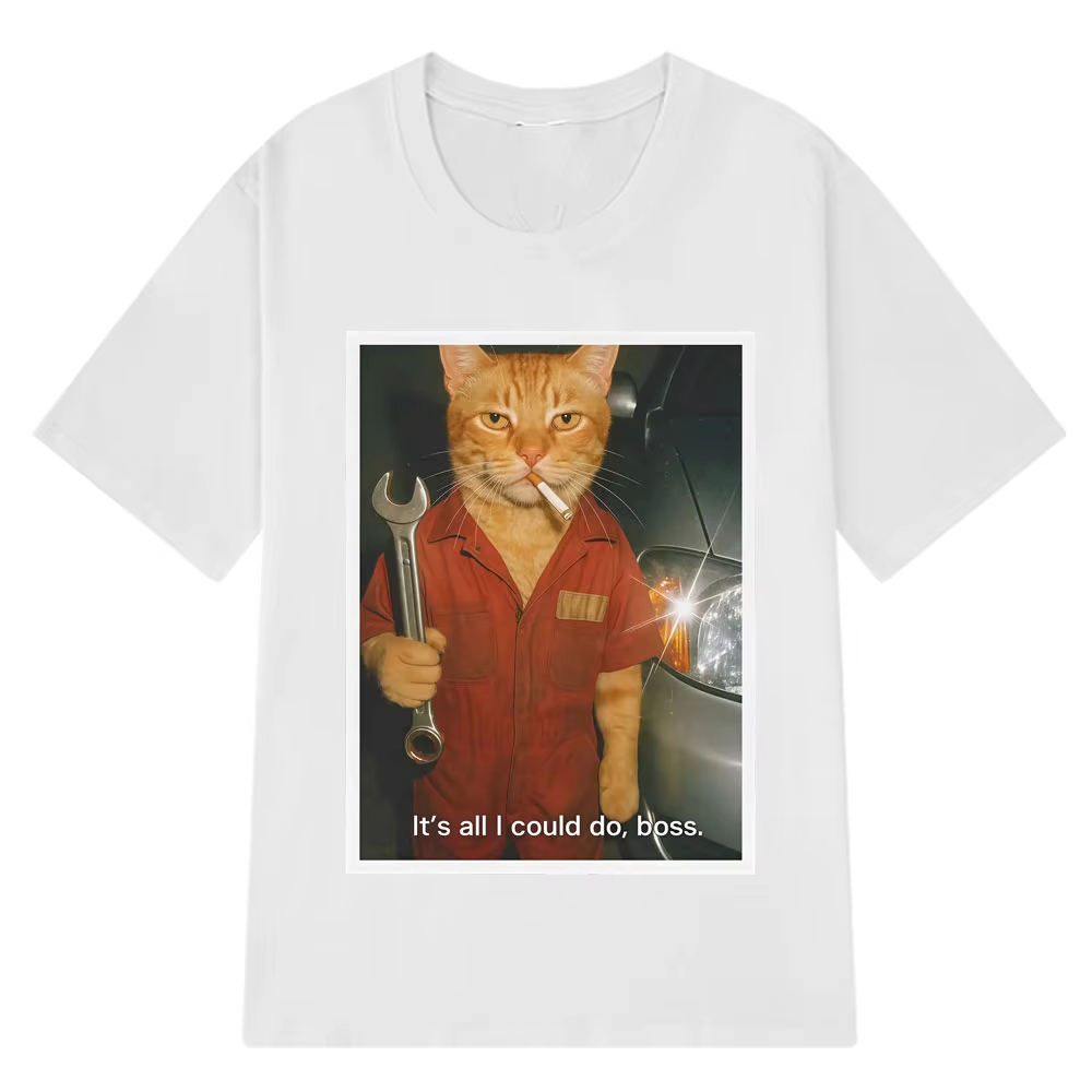 Lustiges Katzen-Mechanik-Fans  – Fashion Street Cat Bewertung und Preis