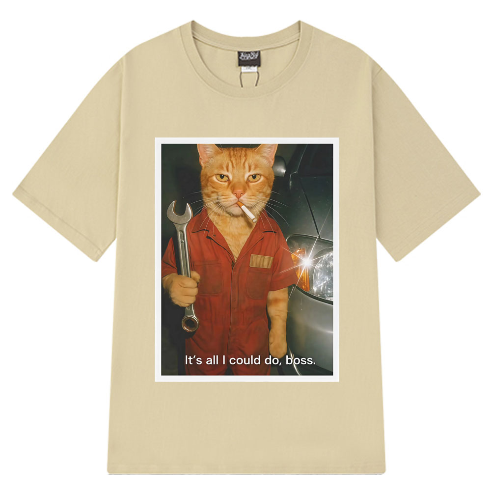 Lustiges Katzen-Mechanik-Fans  – Fashion Street Cat Bewertung und Preis