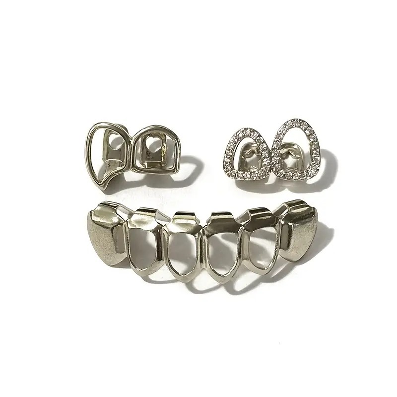Ein Set Hip-Hop Double Hollow  – Street Fashion Jewelry Bewertung und Preis