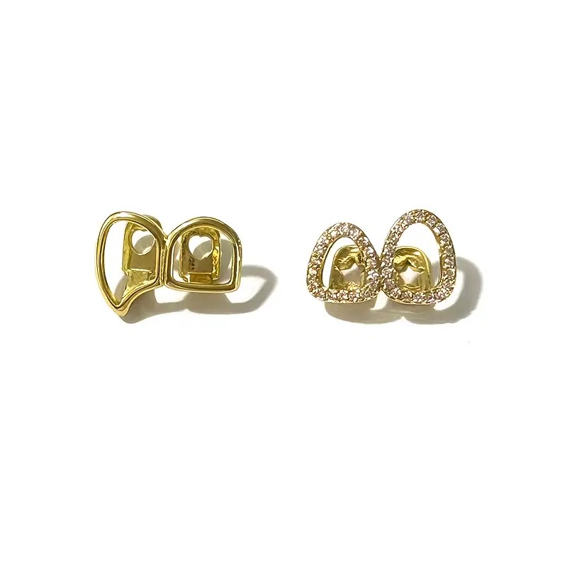 Ein Set Hip-Hop Double Hollow  – Street Fashion Jewelry Bewertung und Preis