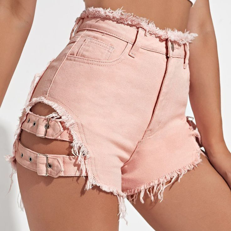 Damen High-Waist Denim-Shorts  – Street Fashion Denim Bewertung und Preis