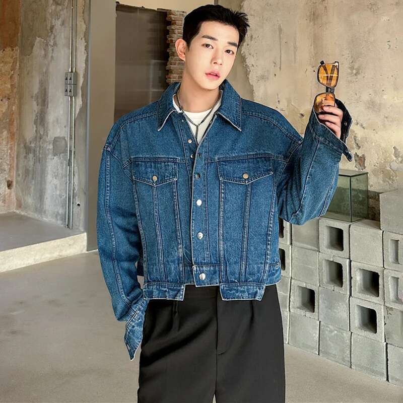 LUZHEN Persönlichkeit Denim Ku – Street Fashion Jacket Men Bewertung und Preis