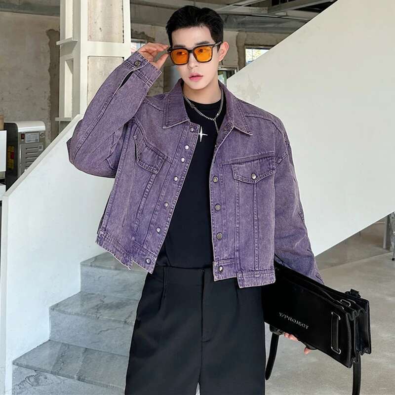 LUZHEN Persönlichkeit Denim Ku – Street Fashion Jacket Men Bewertung und Preis
