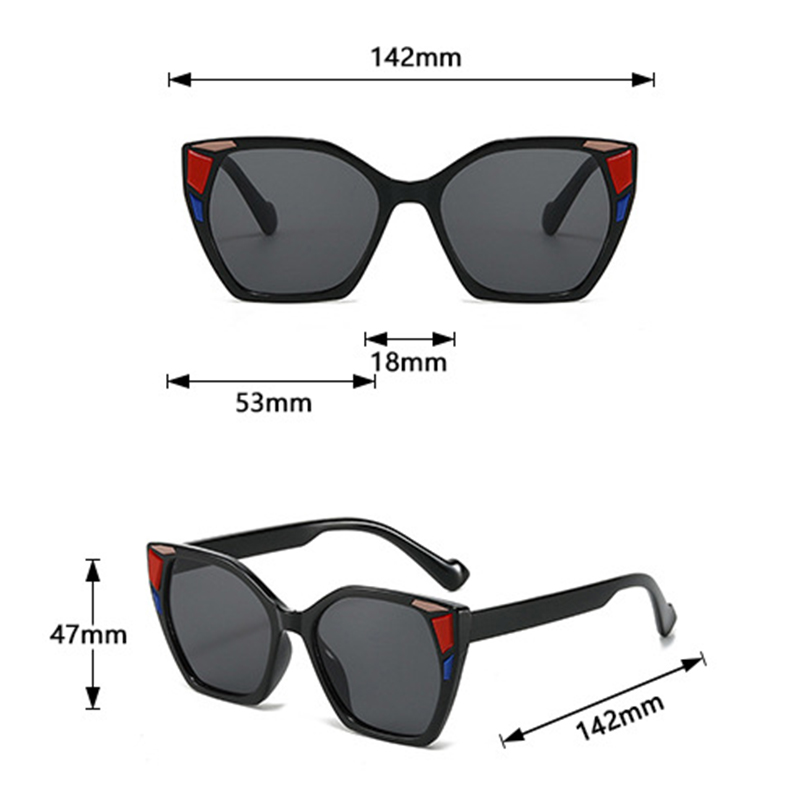 1 Paar trendige Cat-Eye-Brille – Street Fashion Trends Bewertung und Preis