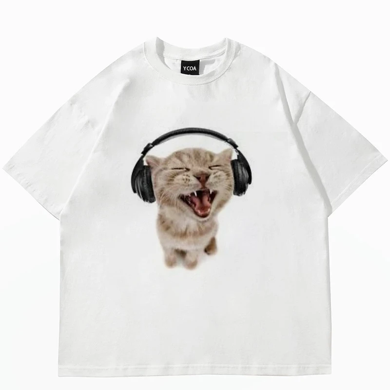 Damen-T-Shirt mit süßem Katzen – Fashion Street Cat Bewertung und Preis